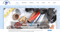 Desktop Screenshot of instalacije-abram.si